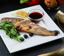 Сибас на мангале