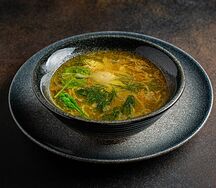 Домашняя лапша с желтым цыплёнком