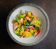 Салат с камчатским крабом