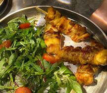 Мини-сувлаки из курицы