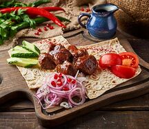 Шашлык из мякоти ягненка