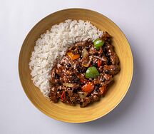 Говядина с чёрными бобами