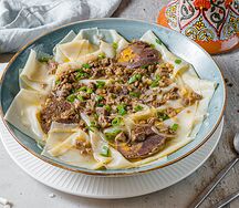Бешбармак с кониной