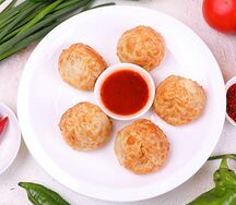 Жареные манты с говядиной