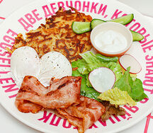Драники с беконом