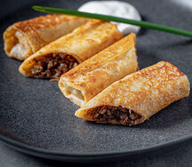 Блины с мясом