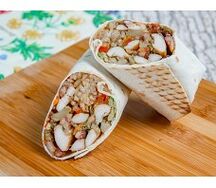 Буррито с овощами и рисом