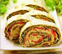 Мясной рулет в лаваше