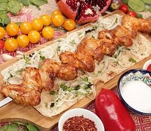 Куриные крылышки, маленькая порция на мангале