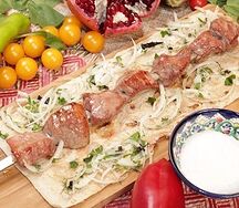 Телятина, приготовленная на мангале