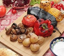 Овощной сет на гриле