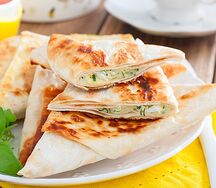 Конвертики из лаваша
