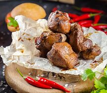 Шашлык из cвинoй шейки