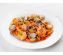 Спагетти с морепродуктами