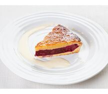 Вишневый пирог с миндальной корочкой