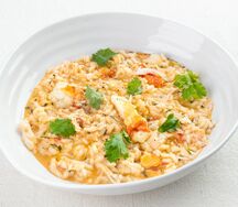 Ризотто с крабом
