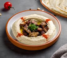 Хумус с мясом