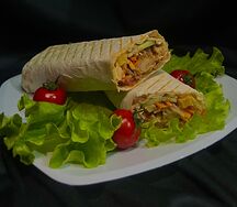Шаурма с сосисками