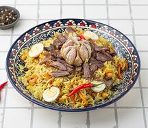 Праздничный плов с говядиной
