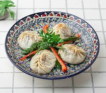Манты с бараниной