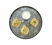 Манты с креветками