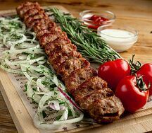 Люля-кебаб из свинины и говядины