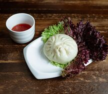 Баоцзы с уткой, грибами и капустой