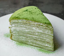  Matcha-торт слоеный 