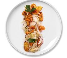 Салат с картофелем и опятами
