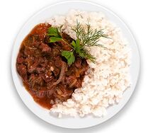 Азу из говядины с рисом