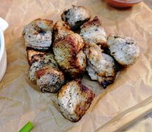 Шашлык из филе индейки