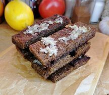 Гренки с чесноком