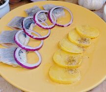Сельдь с картофелем по-московски