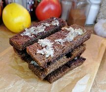 Гренки с чесноком