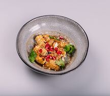 Рулетики из баклажанов с грецкими орехами