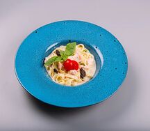 Паста Феттуччине с лососем