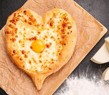 Хачапури по-аджарски Сердечко