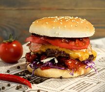 Бургер Четыре томата