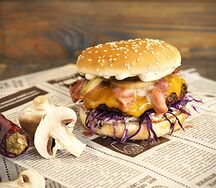 Бургер Грибной