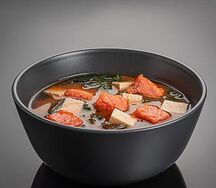 Мисо суп с лососем