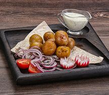 Картошка на мангале