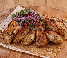 Шашлык из куриных крылышек 4 шт