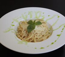 Спаггети с сыром