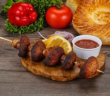 Грибы на мангале 