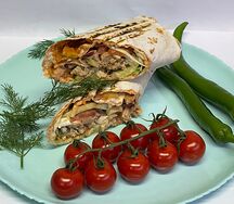Классическая мини шаурма в обычном лаваше
