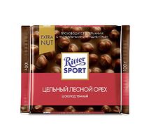 Ritter Sport Шоколад темный Цельный лесной орех