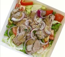 Салат с ростбифом