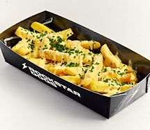 Картофель фри с трюфельным соусом и пармезаном
