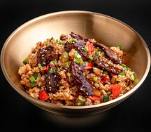 Рис кимчи с говядиной