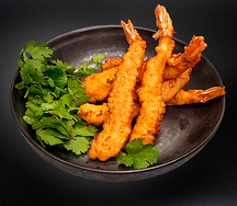 Креветки в темпуре с соусом том-ям